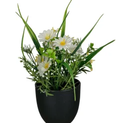 Kunstpflanzenmix im Topf MARGERITEN