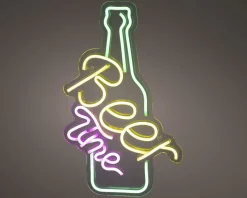 LED néon décoration murale Beer Time NEON