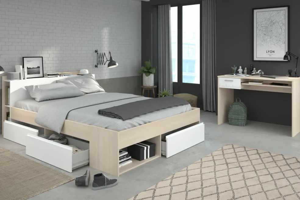 Lit avec bureau MOST 61