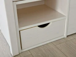 Lit avec chevet escamotable et rangements TILL