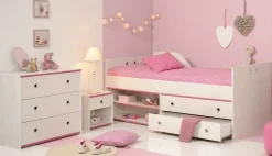 Lit avec chevet et commode SMOOZY 23b