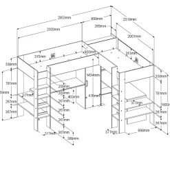 Lit mezzanine CLEVELAND