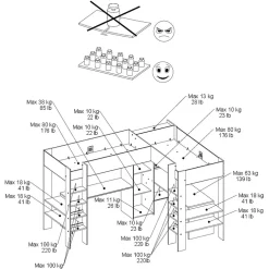Lit mezzanine CLEVELAND