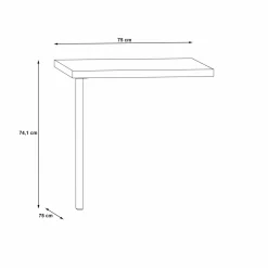 Élément d'angle pour bureau KEFLAVIK
