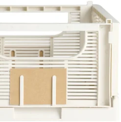 Lot de 2 caisses pliables ton naturel DAY