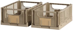 Lot de 2 caisses pliables DAY