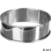 Lot de 4 cercles à tartelettes KITCHEN