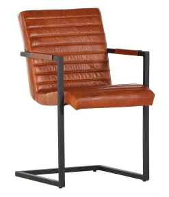 Lot de 2 chaises à piètement luge BARCELONA-Gutmann Discount