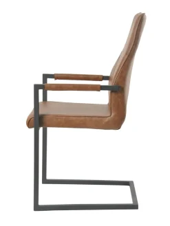 Lot de 2 chaises à piètement luge CIREBON