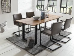 Lot de 2 chaises à piètement luge SUKARAJA-Salesfever Hot