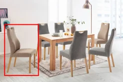 Lot de 2 chaises NAILA-MCA Direkt Online