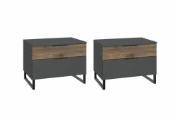 Lot de 2 chevets WINNIPEG