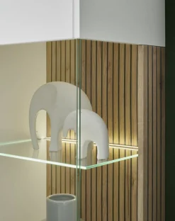 Lot de 2 éclairages pour tablettes en verre HUDSON