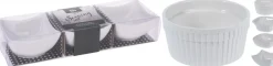 Lot de 3 coupelles apéritif en porcelaine dans divers modèles au choix