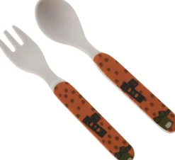 Lot de 2 couverts pour enfant motif jungle KIDS-Koopman Discount