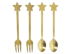 Lot de 4 couverts étoile STERN