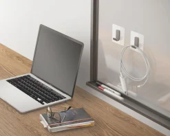 Lot de 2 crochets à coller U-FIX-Metaltex Outlet