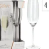 Lot de 4 flûtes à champagne EH