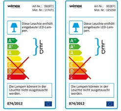 Lot de 2 liseuses pour lit LOOP-Wimex New