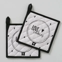 Lot de 2 maniques COOKIES