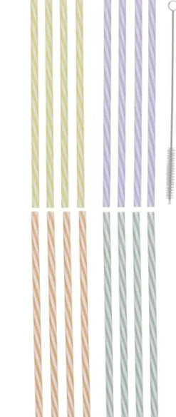 Lot de 25 pailles réutilisables ALPINA-Edco Discount