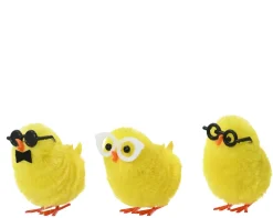 Lot de 3 poussins YELLOW