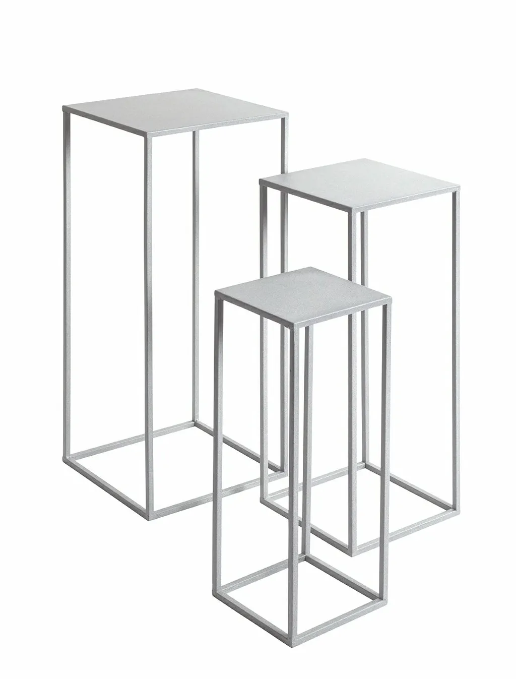 Lot de 3 sellettes porte-plantes VALLETTA 2-Haku New