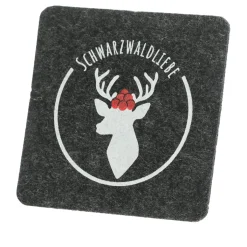 Lot de 4 sous-verres Schwarzwaldliebe FILZ-Cepewa Best