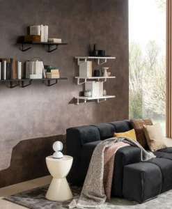 Lot de 2 supports pour étagère ODERZO