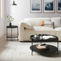 Lot de 2 tables basses 367070-Salesfever Hot