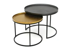 Lot de 2 tables basses COLIN