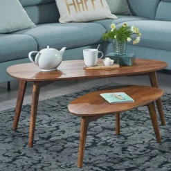 Lot de 2 tables basses DOI INTHANON-Skyport Clearance