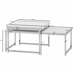 Lot de 2 tables basses MAE NAM YOM-Skyport