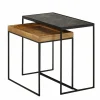 Lot de 2 tables d'appoint BUENG KAN