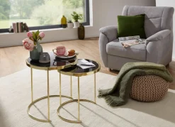 Lot de 2 tables d'appoint CHIANG RAI-Skyport Best