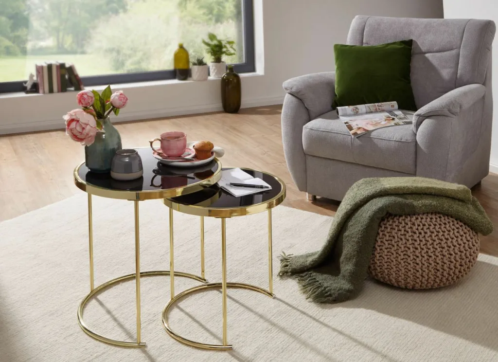 Lot de 2 tables d'appoint CHIANG RAI-Skyport Best