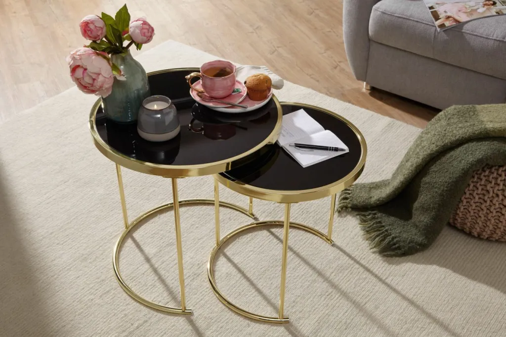 Lot de 2 tables d'appoint CHIANG RAI-Skyport Best