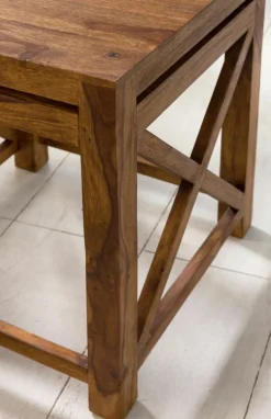 Lot de 2 tables d'appoint KAMPHAENG PHET-Skyport Outlet