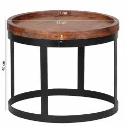 Lot de 2 tables d'appoint KHON KAEN