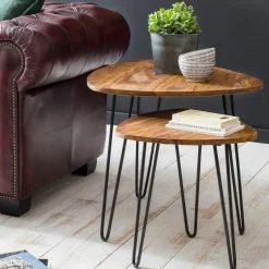 Lot de 2 tables d'appoint MAE HONG SON-Skyport Online