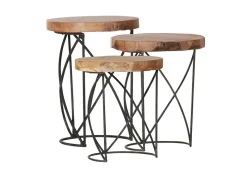 Lot de 3 tables d'appoint NATURE-Gutmann