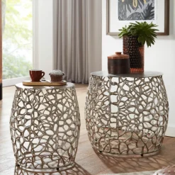 Lot de 2 tables d'appoint WICHIAN BURI-Skyport Hot