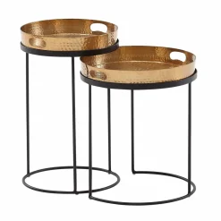 Lot de 2 tables d'appoint YALA-Skyport Outlet