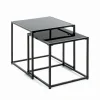 Lot de 2 tables d'appoint YORK-Haku Hot