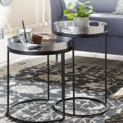 Lot de 2 tables d'appoint YALA