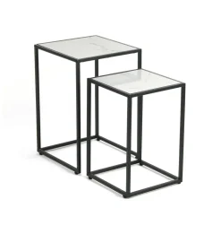 Lot de 2 tables gigognes CALVIA-Haku Best