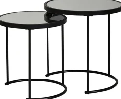 Lot de 2 tables gigognes CHIANG RAI-Skyport Discount