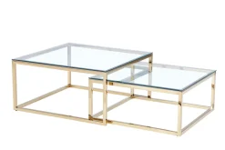 Lot de 2 tables gigognes C89G-A