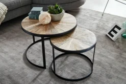 Lot de 2 tables gigognes DOI KIO RAI-MONG-Skyport Clearance