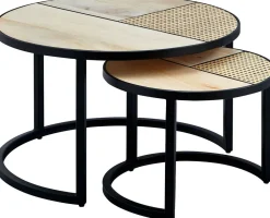 Lot de 2 tables gigognes LAMPANG-Skyport New